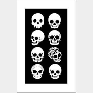 Varying Skulls Posters and Art